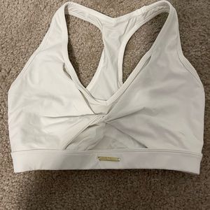 Gymshark by Whitney Simmons white sports bra